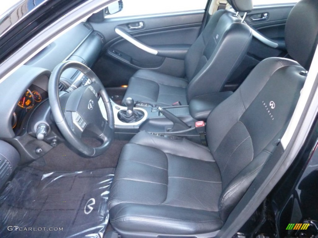 Graphite Interior 2005 Infiniti G 35 Sedan Photo #77281451