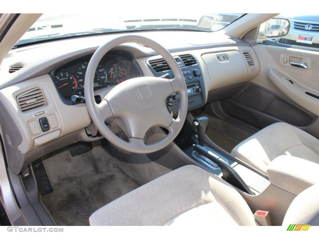 Ivory Interior 2002 Honda Accord LX Sedan Photo #77282468