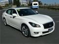 Moonlight White 2011 Infiniti M 37 S Sedan