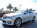 Iridium Silver Metallic 2012 Mercedes-Benz C 250 Coupe Exterior