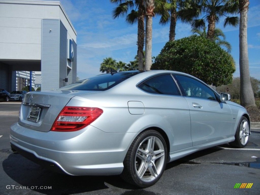 Iridium Silver Metallic 2012 Mercedes-Benz C 250 Coupe Exterior Photo #77284169