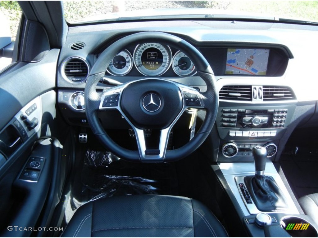 2012 Mercedes-Benz C 250 Coupe Black Dashboard Photo #77284392