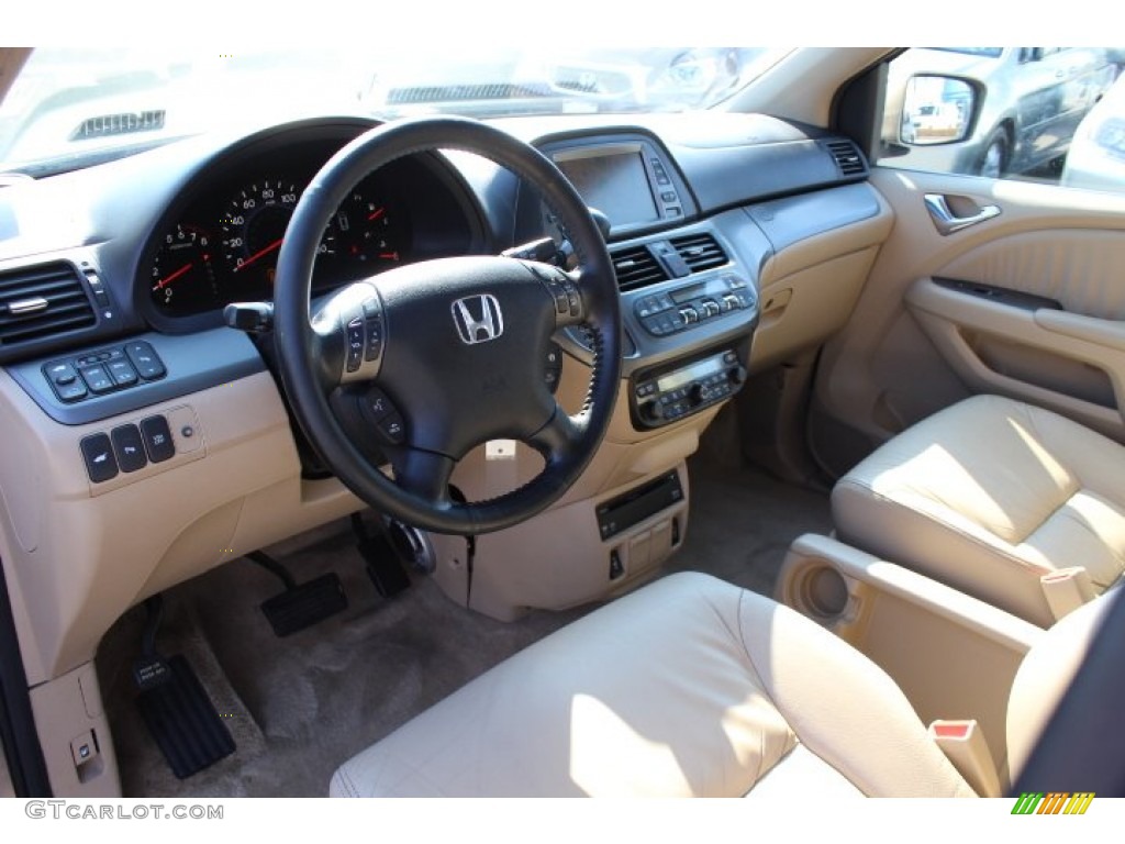 Ivory Interior 2007 Honda Odyssey Touring Photo #77285186