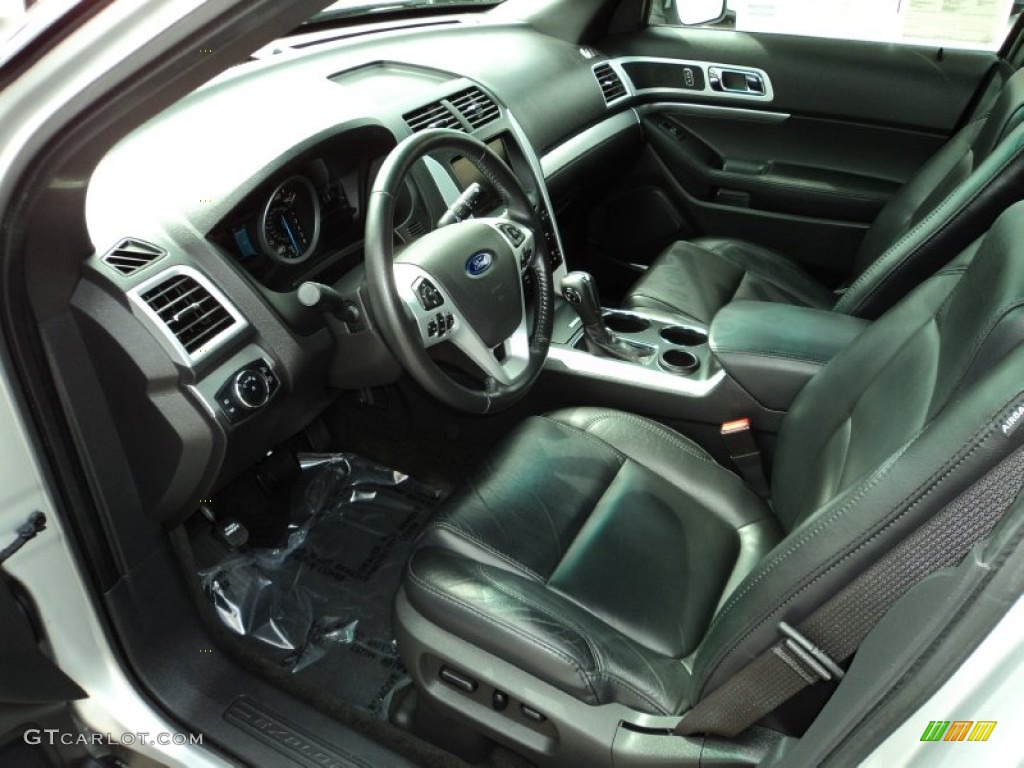 Charcoal Black Interior 2012 Ford Explorer XLT Photo #77285508