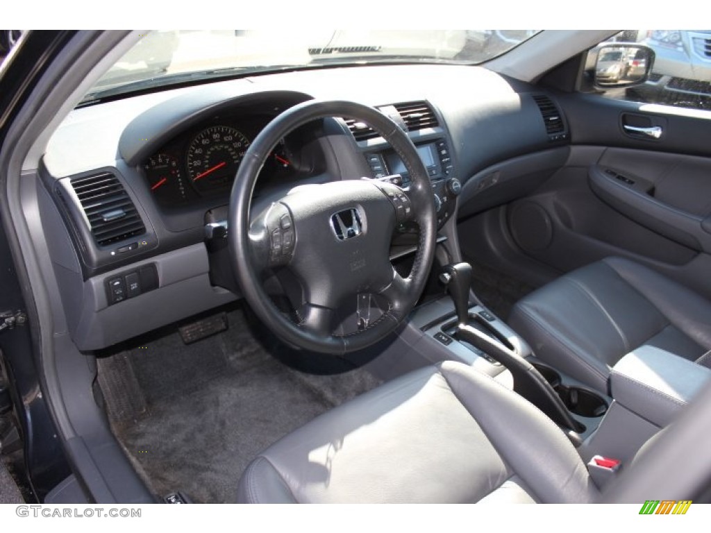 Gray Interior 2003 Honda Accord EX V6 Sedan Photo #77285820