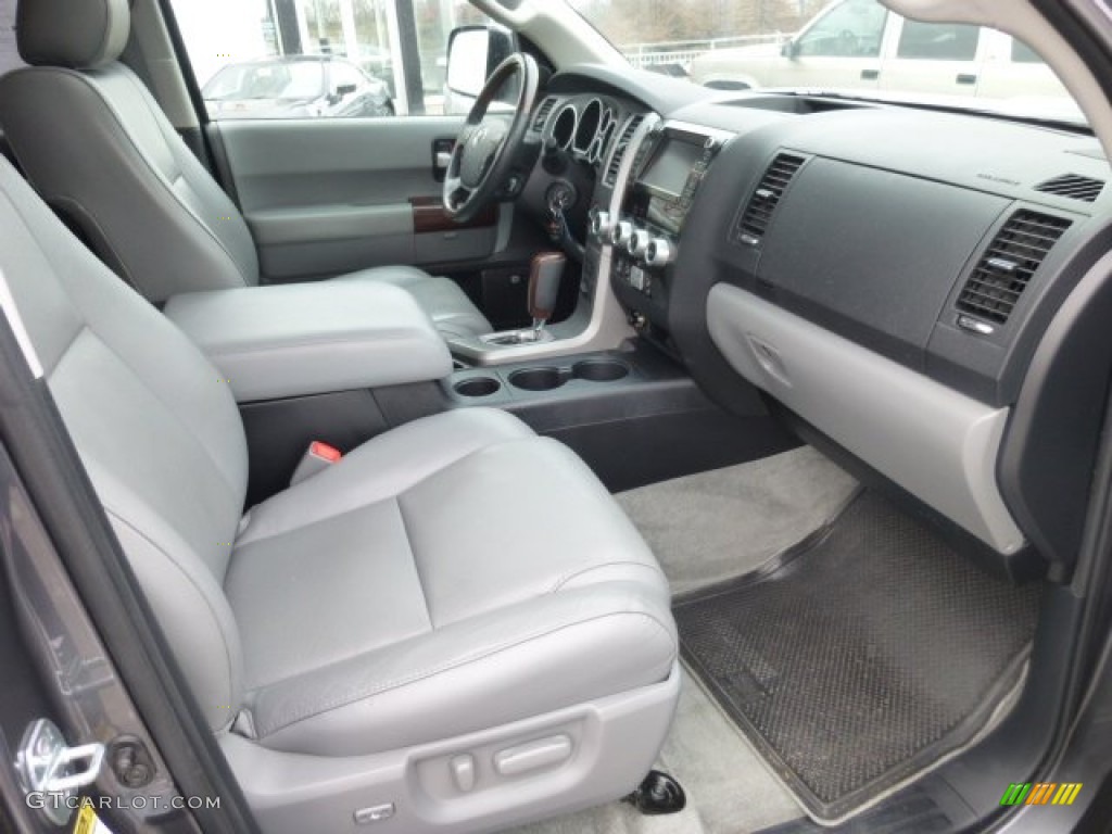 Graphite Gray Interior 2011 Toyota Sequoia Platinum 4WD Photo #77285919