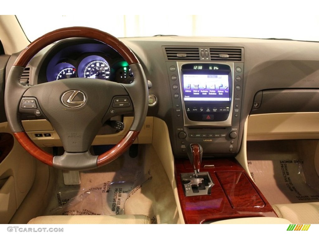 2011 Lexus GS 350 AWD Parchment/Birds Eye Maple Dashboard Photo #77286209