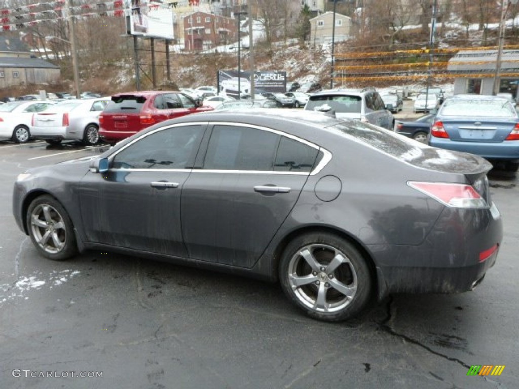 2010 TL 3.7 SH-AWD Technology - Polished Metal Metallic / Ebony photo #9