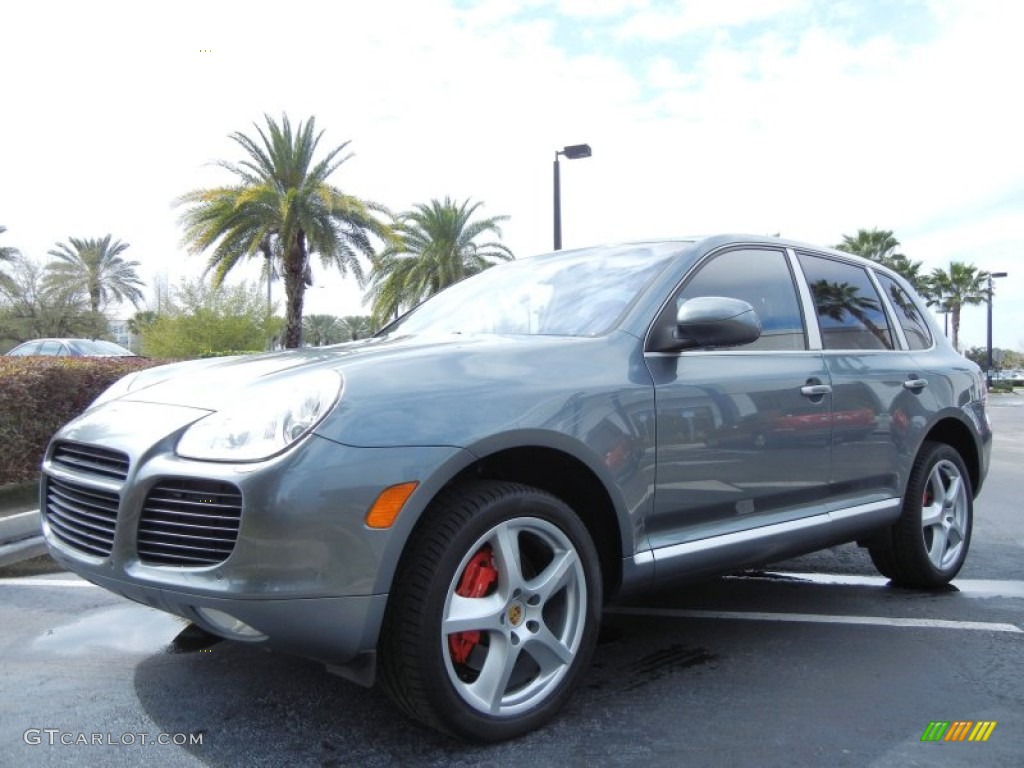 Titanium Metallic 2005 Porsche Cayenne Turbo Exterior Photo #77286792