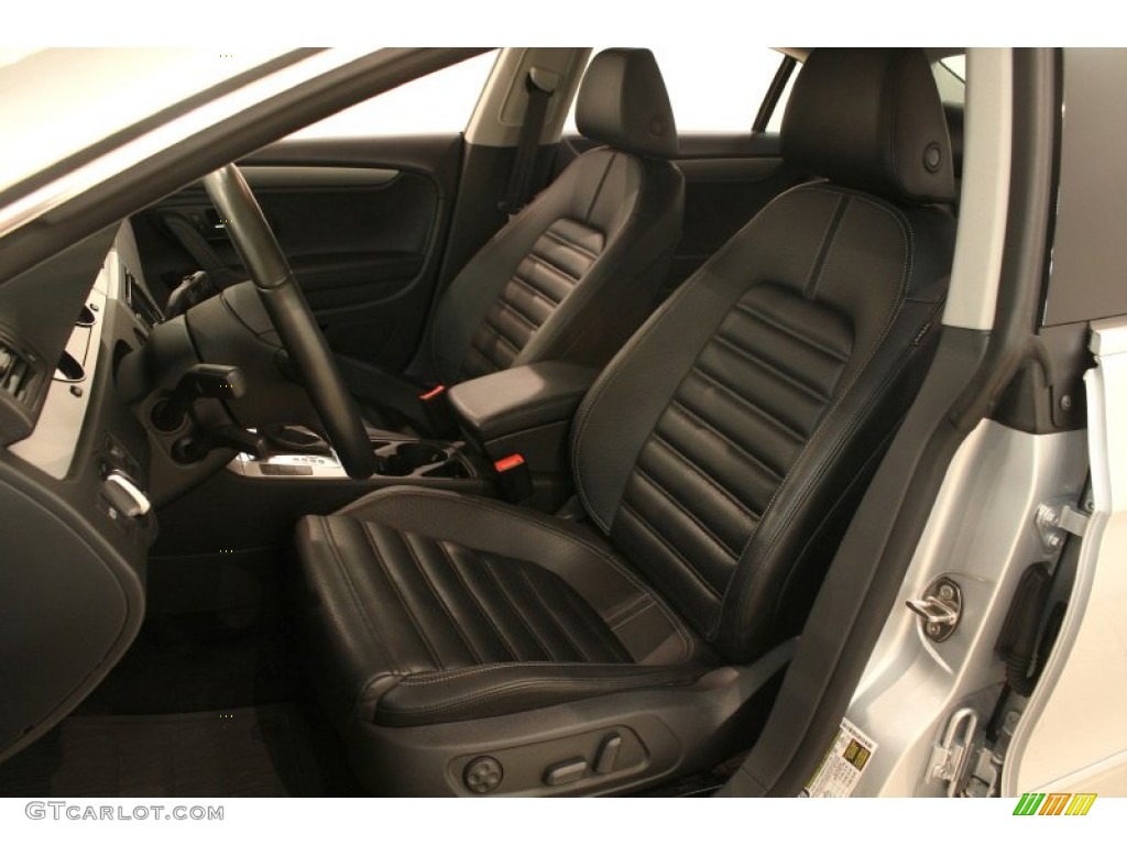 Black Interior 2011 Volkswagen CC Sport Photo #77286955