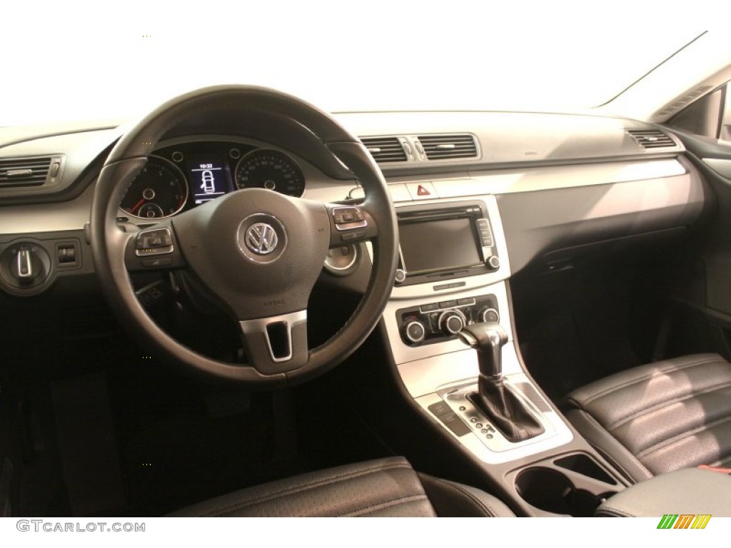 2011 Volkswagen CC Sport Black Dashboard Photo #77286975