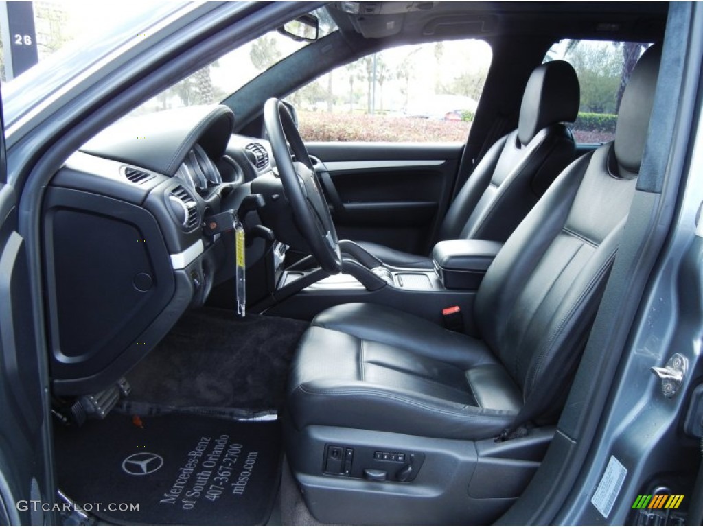Black Interior 2005 Porsche Cayenne Turbo Photo #77287003