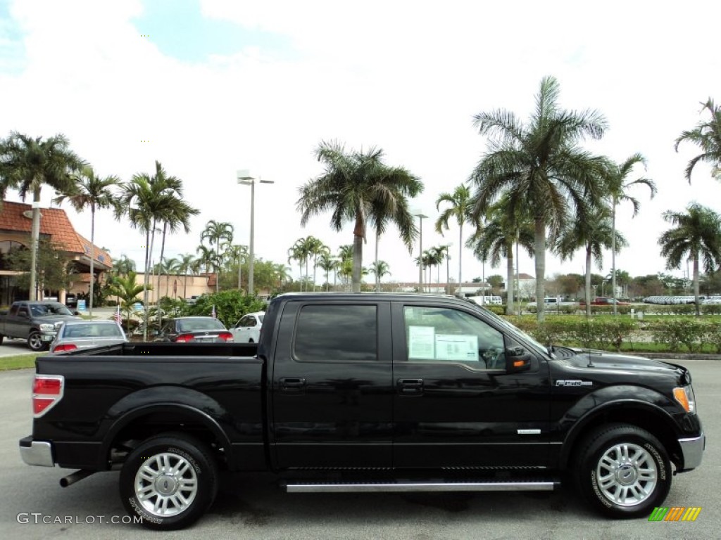 Tuxedo Black Metallic 2011 Ford F150 Lariat SuperCrew Exterior Photo #77287046