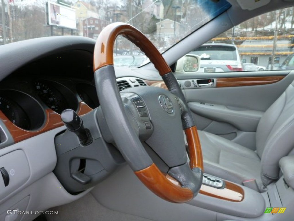 2005 Lexus ES 330 Ash Gray Steering Wheel Photo #77287163