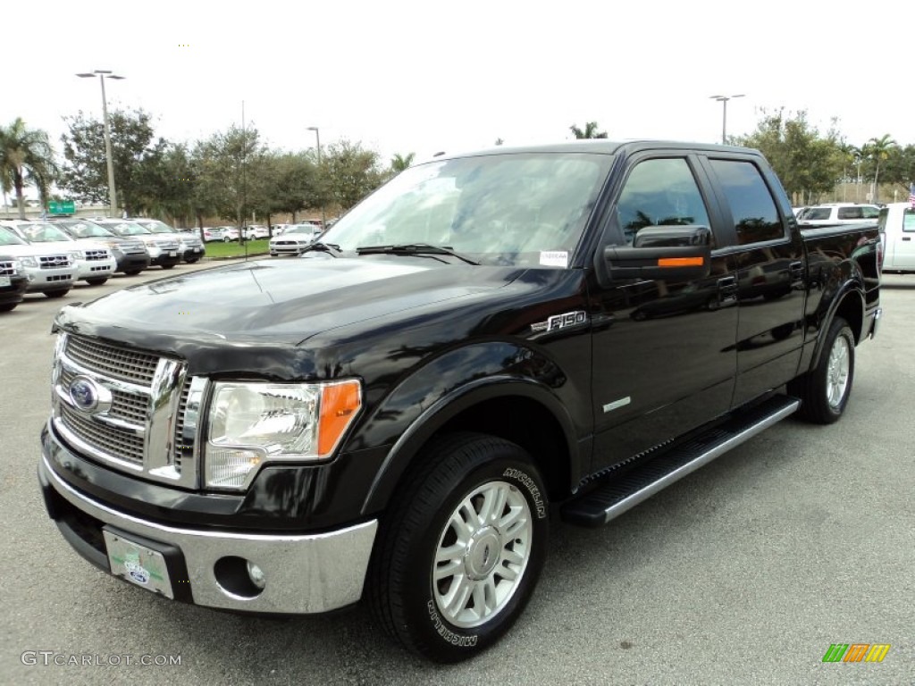 Tuxedo Black Metallic 2011 Ford F150 Lariat SuperCrew Exterior Photo #77287267