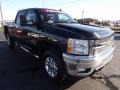 2011 Black Chevrolet Silverado 2500HD LTZ Crew Cab 4x4  photo #3