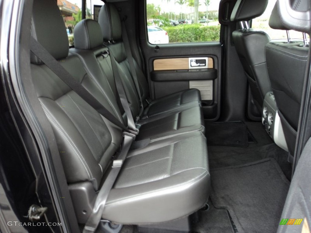 2011 Ford F150 Lariat SuperCrew Rear Seat Photo #77287537