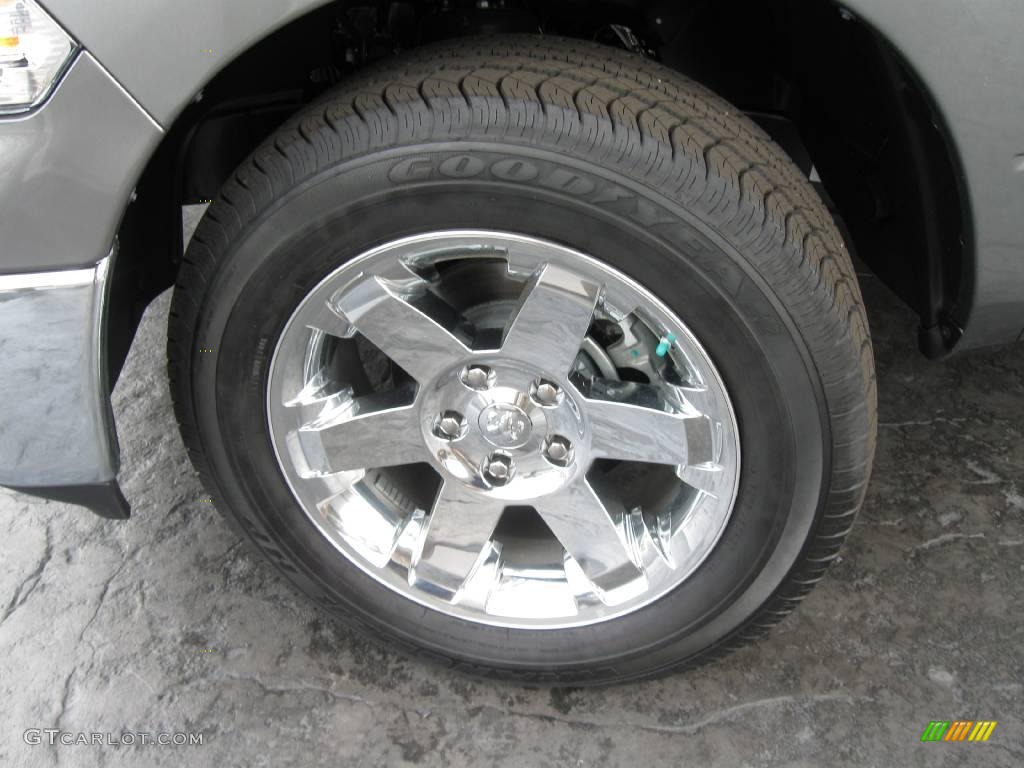 2009 Ram 1500 Laramie Crew Cab 4x4 - Mineral Gray Metallic / Dark Slate Gray photo #2