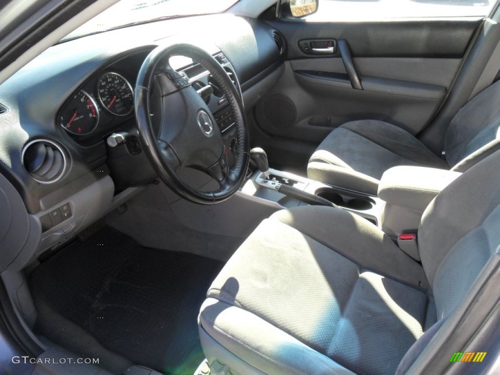 Gray Interior 2007 Mazda MAZDA6 i Sport Sedan Photo #77287806