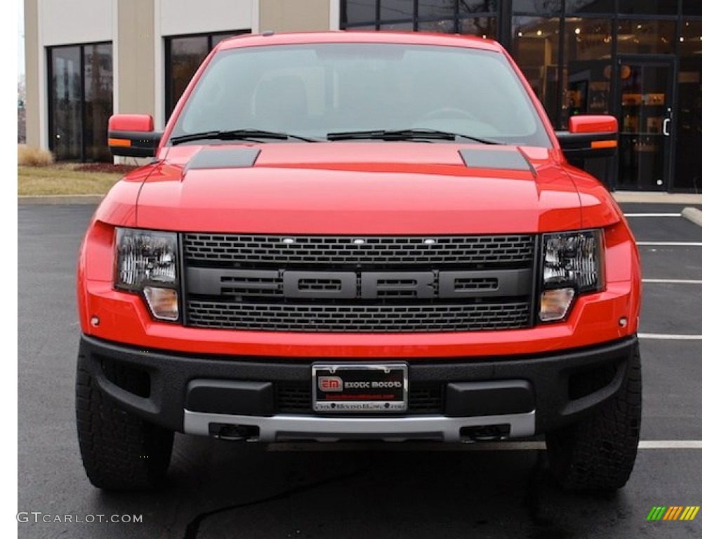 2012 F150 SVT Raptor SuperCrew 4x4 - Race Red / Raptor Black Leather/Cloth photo #13