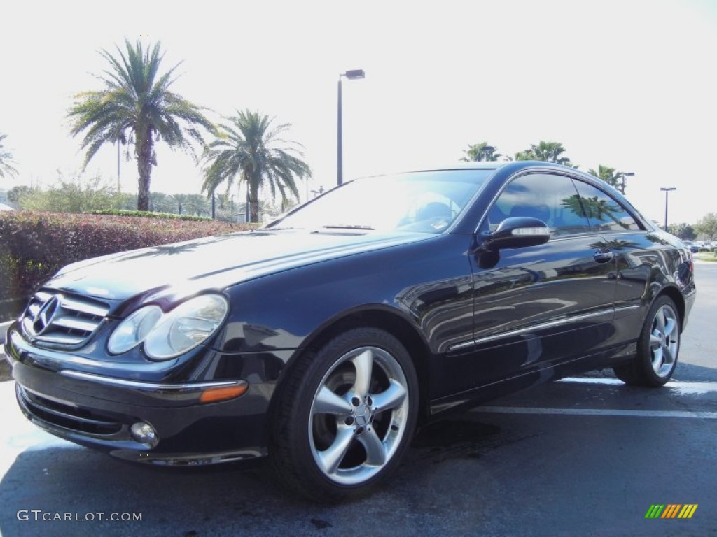 Black 2005 Mercedes-Benz CLK 320 Coupe Exterior Photo #77288252