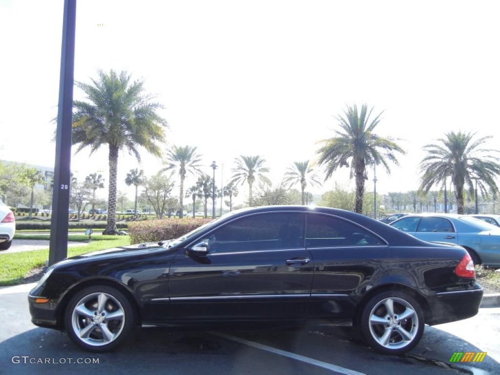Black 2005 Mercedes-Benz CLK 320 Coupe Exterior Photo #77288274