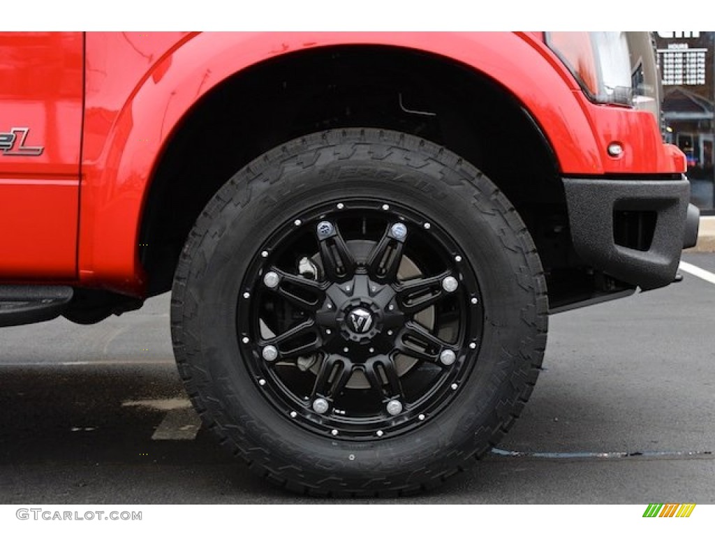 2012 F150 SVT Raptor SuperCrew 4x4 - Race Red / Raptor Black Leather/Cloth photo #20