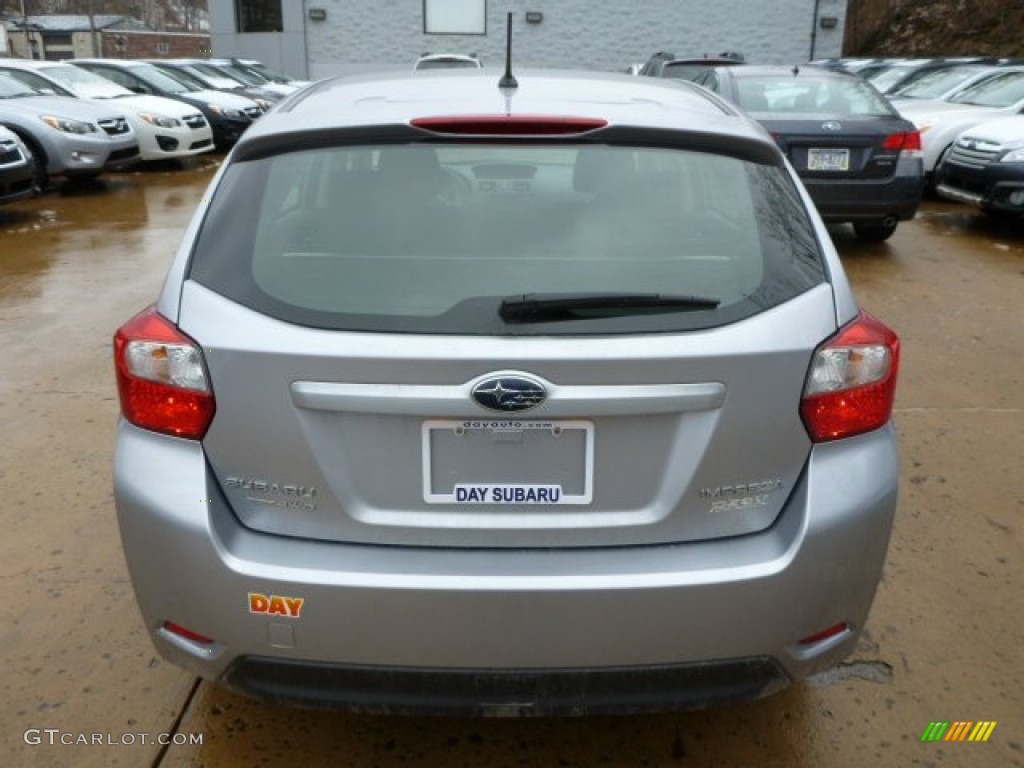 2012 Impreza 2.0i Premium 5 Door - Ice Silver Metallic / Black photo #3