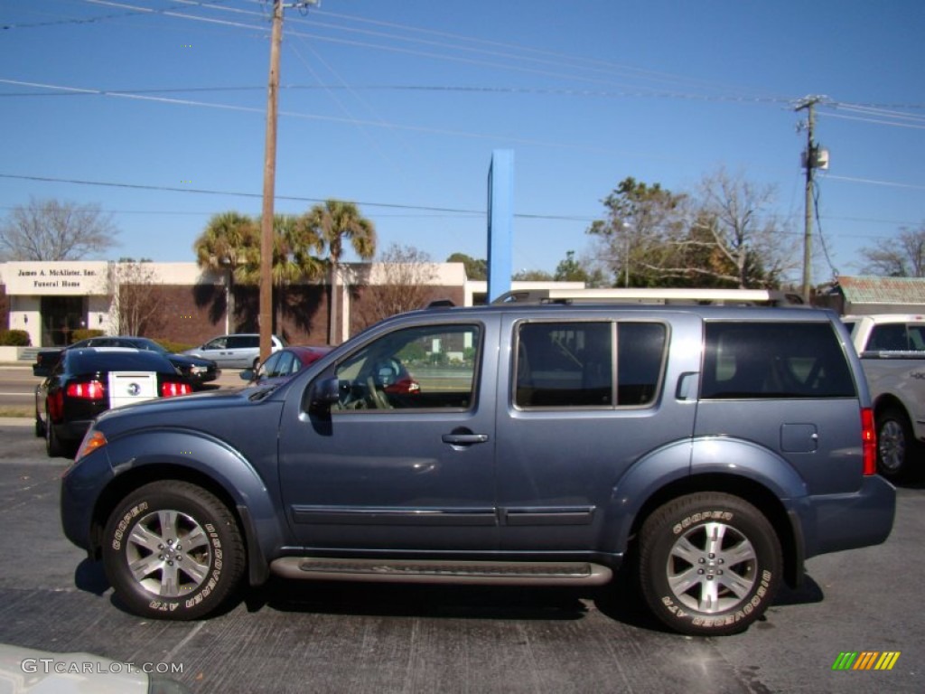 Silverton Blue 2008 Nissan Pathfinder LE Exterior Photo #77289327