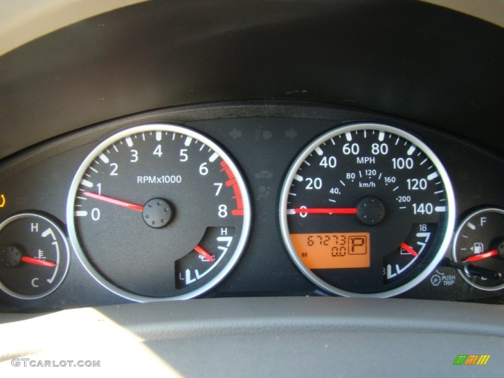 2008 Nissan Pathfinder LE Gauges Photo #77289792