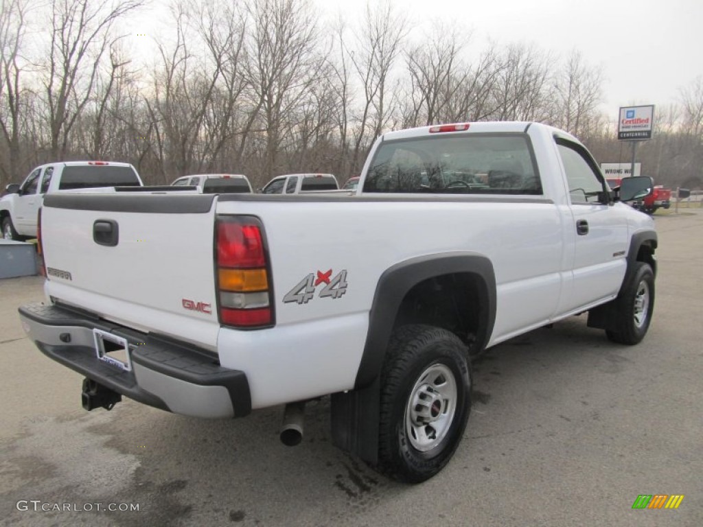 2005 Sierra 3500 Regular Cab 4x4 - Summit White / Dark Pewter photo #7