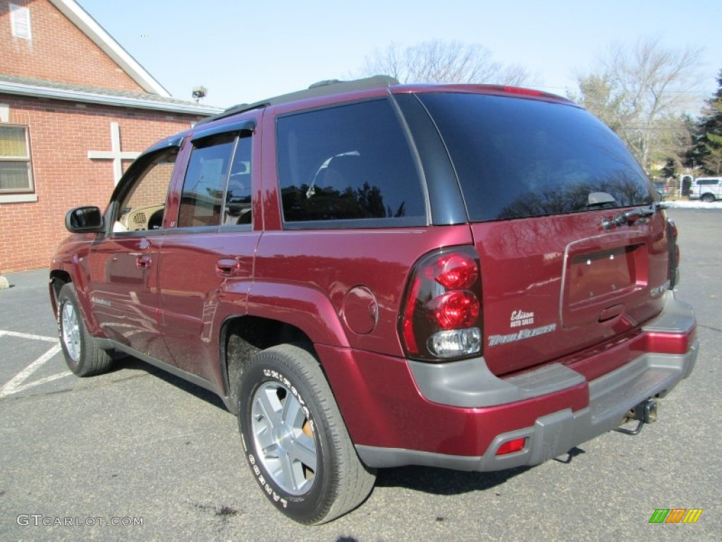 Majestic Red Metallic 2004 Chevrolet TrailBlazer LT 4x4 Exterior Photo #77289839