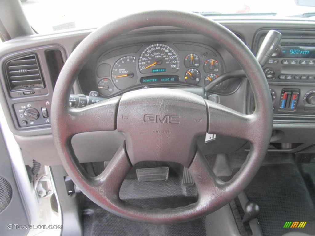 2005 Sierra 3500 Regular Cab 4x4 - Summit White / Dark Pewter photo #16