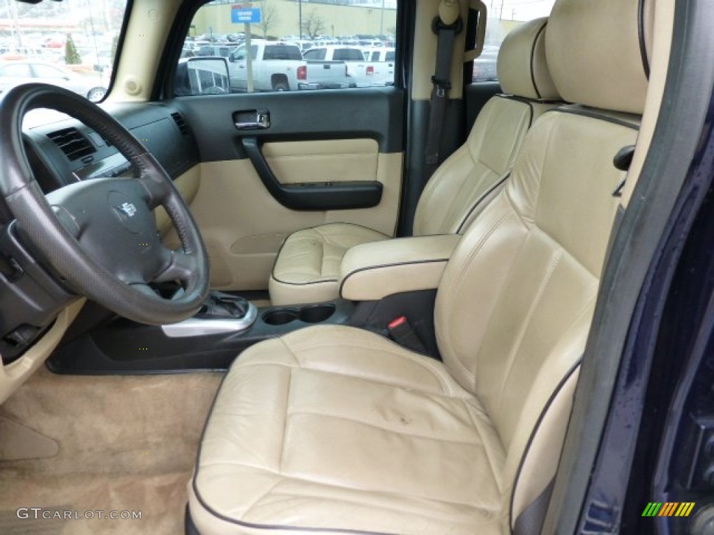 Light Cashmere/Ebony Interior 2007 Hummer H3 Standard H3 Model Photo #77290086