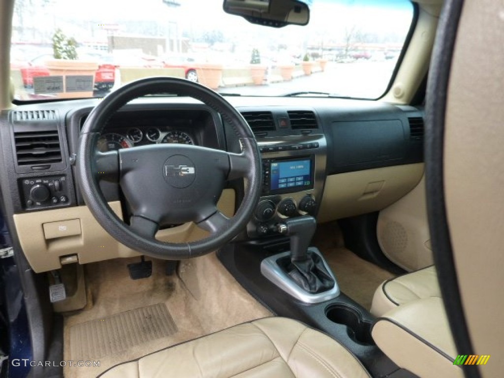 Light Cashmere/Ebony Interior 2007 Hummer H3 Standard H3 Model Photo #77290122
