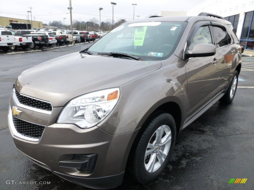 Mocha Steel Metallic 2011 Chevrolet Equinox LT AWD Exterior Photo #77290444