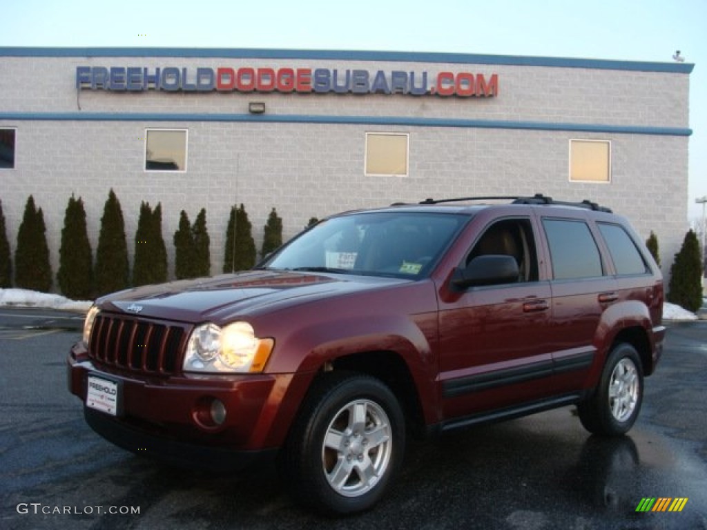 2006 Grand Cherokee Laredo 4x4 - Red Rock Crystal Pearl / Khaki photo #1