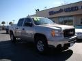 2009 Silver Birch Metallic GMC Sierra 1500 SLE Z71 Crew Cab 4x4  photo #3