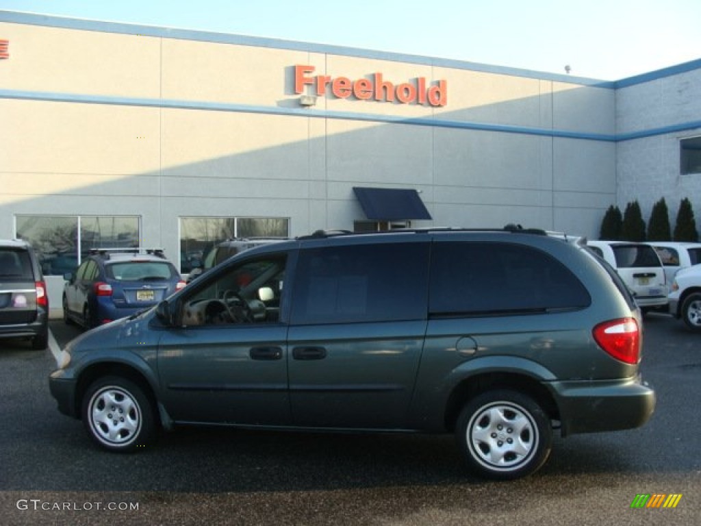 2003 Grand Caravan SE - Onyx Green Pearl / Taupe photo #3