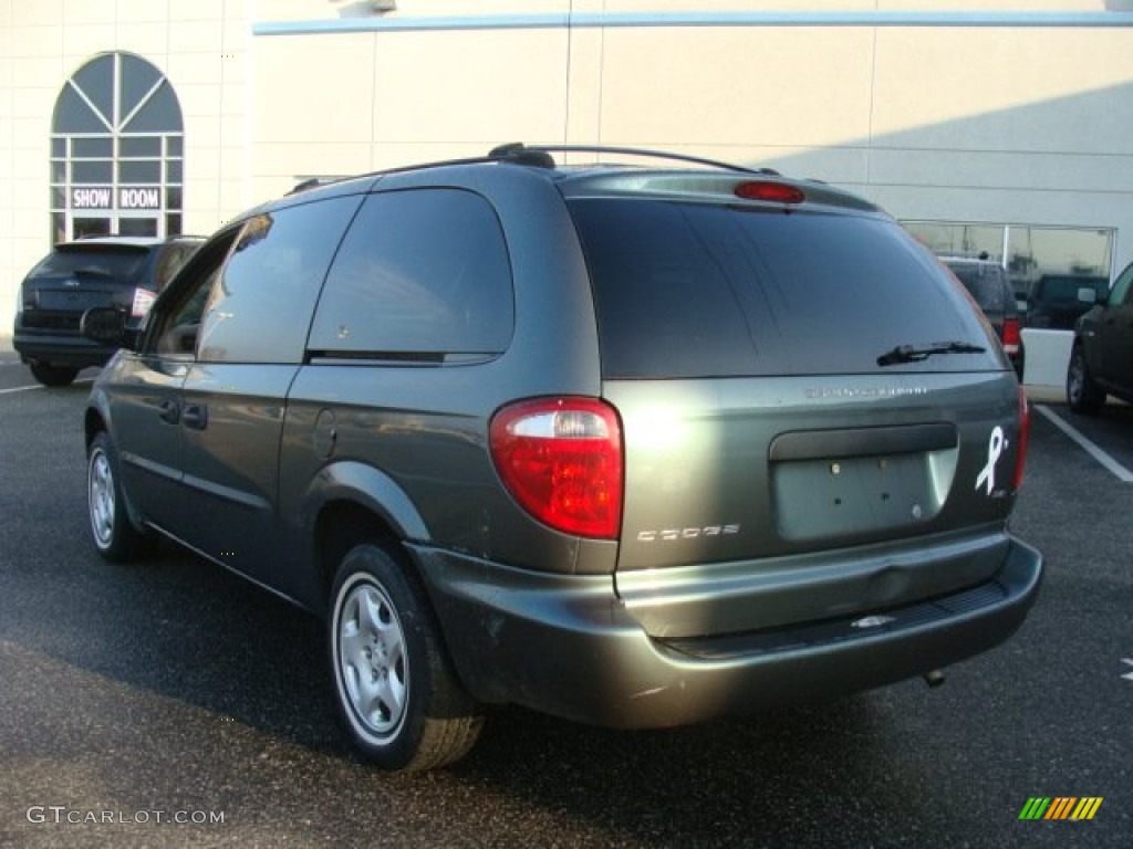 2003 Grand Caravan SE - Onyx Green Pearl / Taupe photo #4