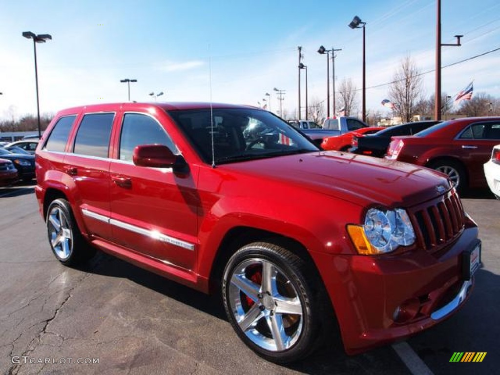 Inferno Red Crystal Pearl 2010 Jeep Grand Cherokee SRT8 4x4 Exterior Photo #77291315
