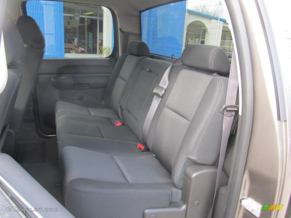Ebony Interior 2013 Chevrolet Silverado 1500 LT Crew Cab Photo #77291468