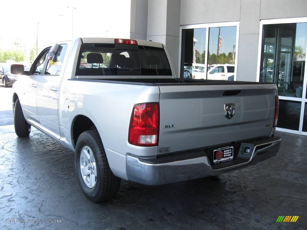 2009 Ram 1500 SLT Crew Cab - Bright Silver Metallic / Dark Slate/Medium Graystone photo #5