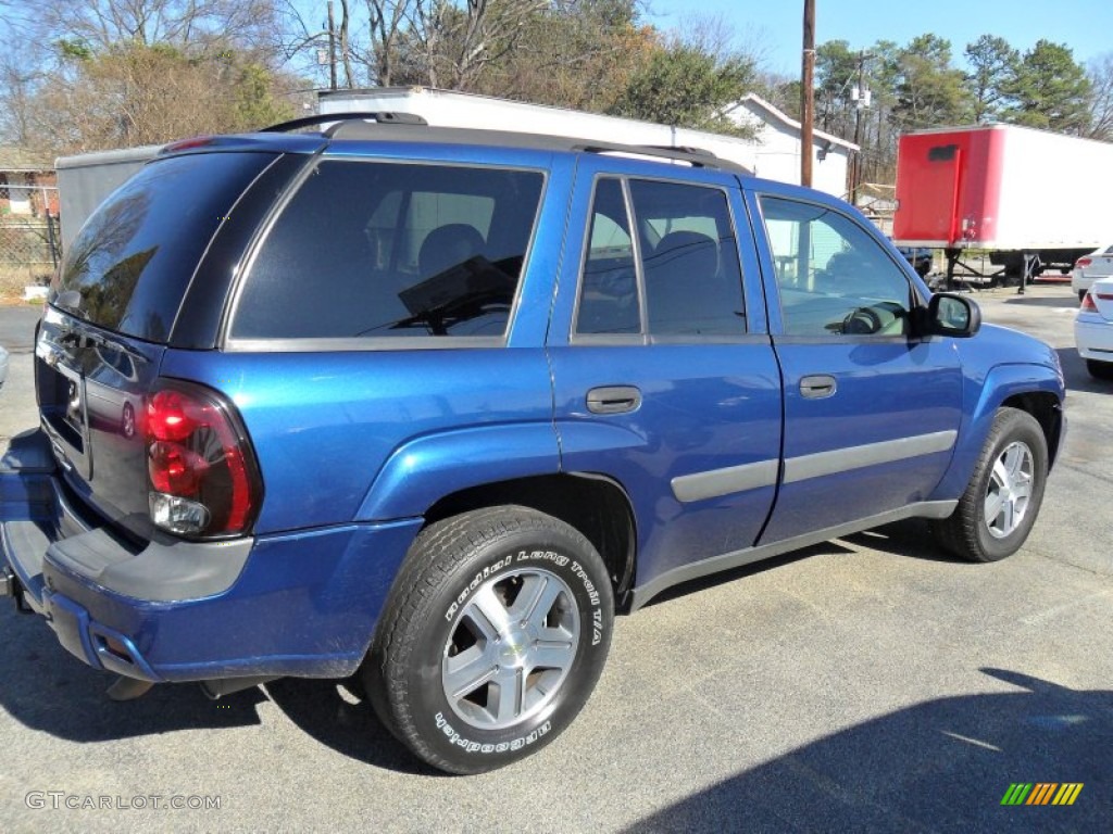 Superior Blue Metallic 2005 Chevrolet TrailBlazer LS 4x4 Exterior Photo #77292114