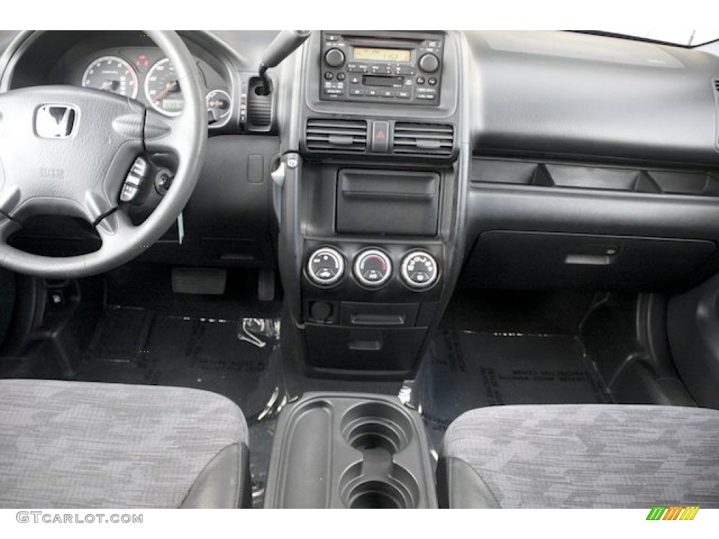 2002 CR-V LX - Satin Silver Metallic / Black photo #5