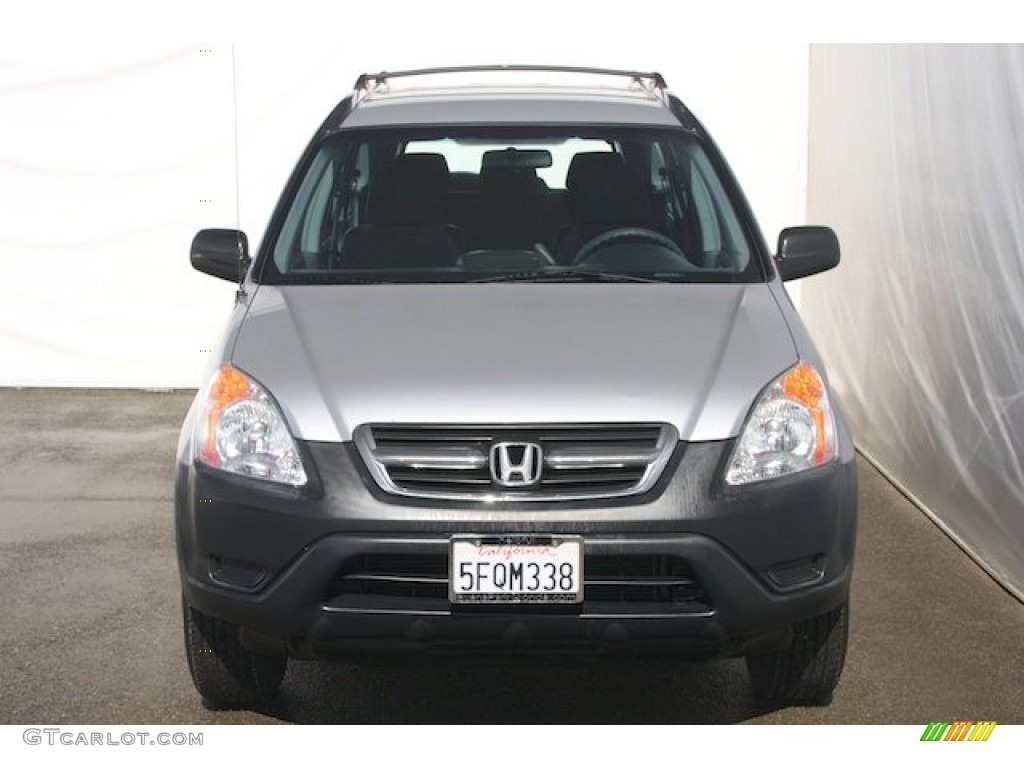 2002 CR-V LX - Satin Silver Metallic / Black photo #7