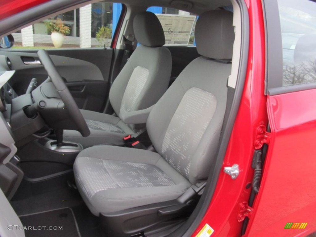 Jet Black/Dark Titanium Interior 2013 Chevrolet Sonic LS Sedan Photo #77292387