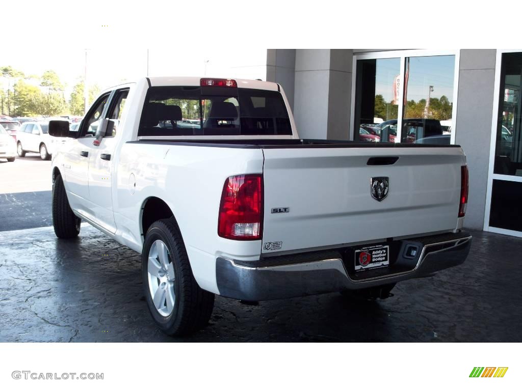 2009 Ram 1500 SLT Quad Cab - Stone White / Dark Slate/Medium Graystone photo #2