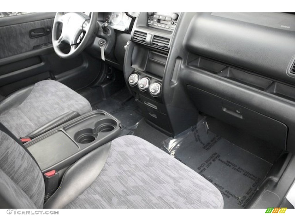 2002 CR-V LX - Satin Silver Metallic / Black photo #23