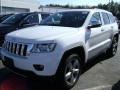 2013 Bright White Jeep Grand Cherokee Overland 4x4  photo #1